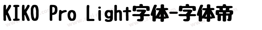 KIKO Pro Light字体字体转换
